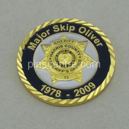Major Skip Oliver Personalized Coins