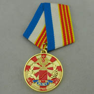 Gold Soft Enamel Medal