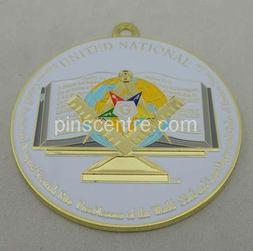 Gold Medals With Enamel