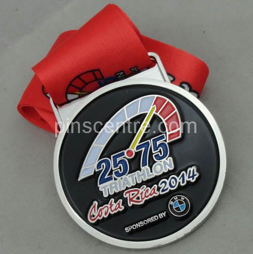 Triathlon Soft Enamel Medal