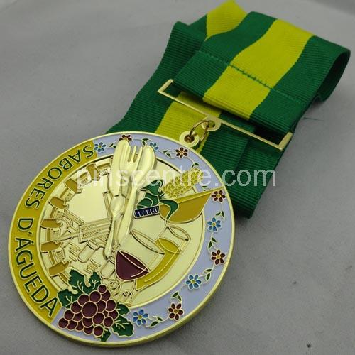 3D Pewter Ribbon Medals