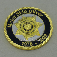 Major Skip Oliver Personalized Coins