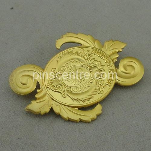 Brass Stamped 3D Badges