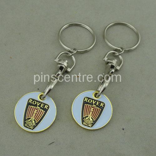 Iron Trolley Coin Keyring
