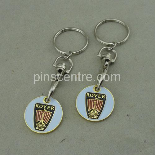 Iron Trolley Coin Keyring