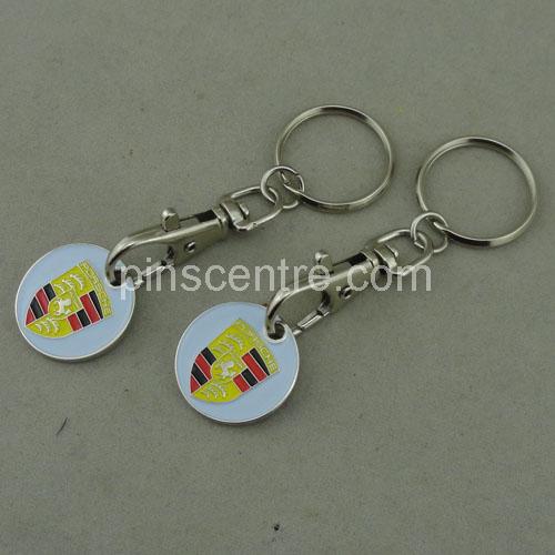 Key Chain With Shopping Coin