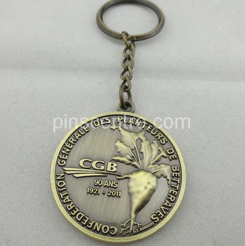 Antique Key Ring With Zinc Alloy