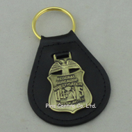 Die Casting Leather Keychains