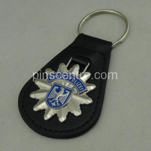 3D Customized Leather Keychains 
