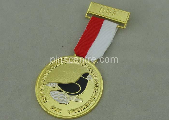 Military Custom Awards Medals Zinc Alloy 2 Pcs Combined Double Side 3D